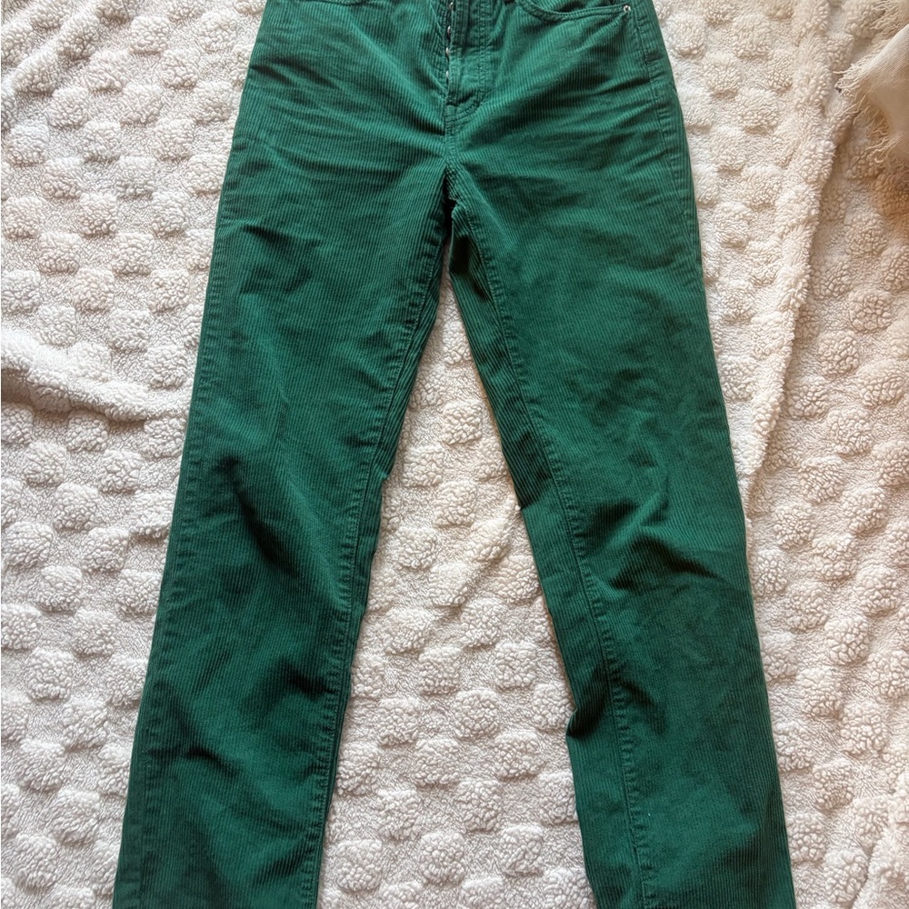PacSun Forest Green Women's Straight Leg Jeans